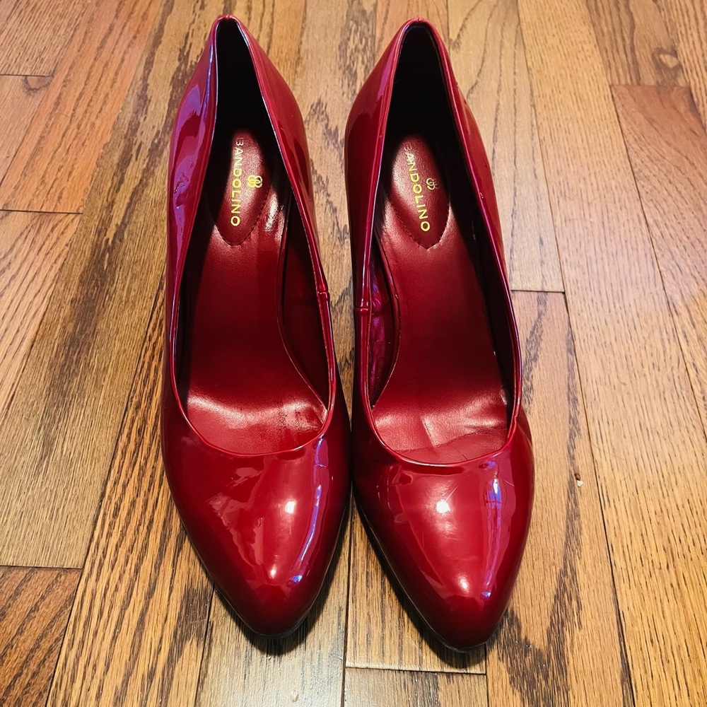 Elegant Heels in Rich Burgundy / Candy Apple Red Color